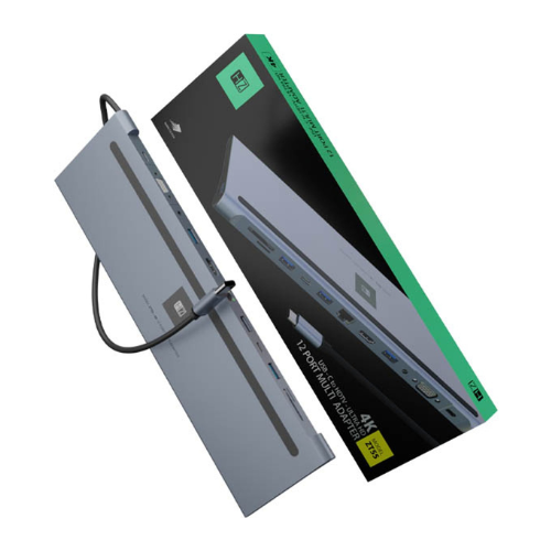Hz ZT55 USB C to 4K HDTV Utra HD 12 Port Multi Adaptor — image 2