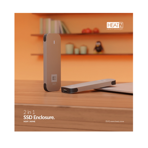Hz ZL07 NGFF / NVME 2 in 1 SSD Enclosure Speed Transmission 10 Gbps — image 2