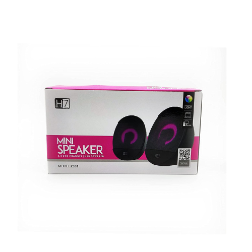 Hz ZS51 2.0 Multi Media Speakers with AUX, USB and Volume Control — image 3