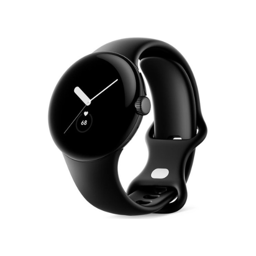 Google Pixel Watch 41mm Matte Black Stainless Steel Case with Obsidian Active Band Wi-Fi GA03119-DE — image 2