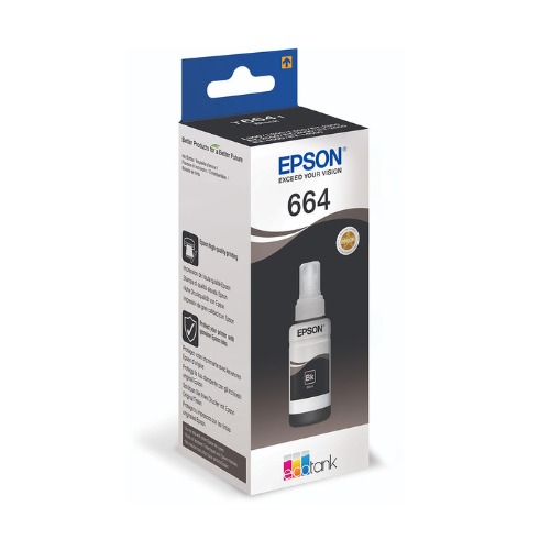 Epson T6644 T664 Black Ink Bottle — image 1