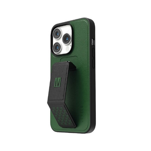Levelo Morphix Grip Stand PU Leather Case iPhone 14 Pro — image 2