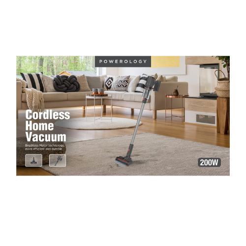 Powerology Cordless Home Vacuum With Brushless Motor Technology PSTV300GY — image 3
