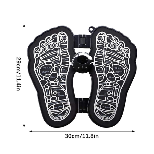 EMS Leg Reshaping Foot Massager with Remote Control, 6 Modes 15 lntensity Foot Circulation Massage Mat — image 3