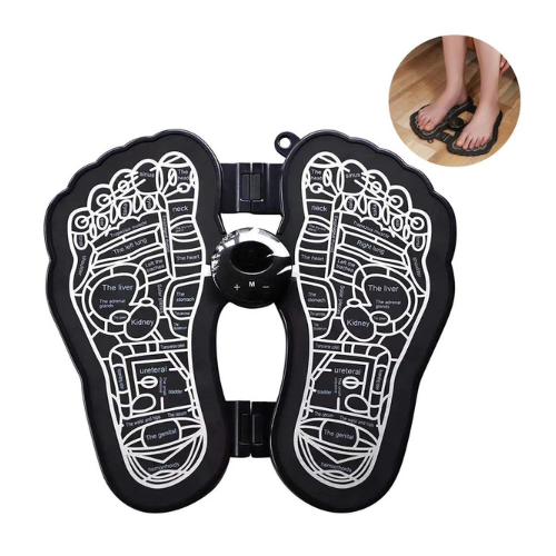 EMS Leg Reshaping Foot Massager with Remote Control, 6 Modes 15 lntensity Foot Circulation Massage Mat — image 1