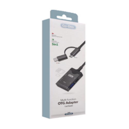 GO-Des Multifunction GD-DK106 OTG Adapter 5 in 1 — image 2