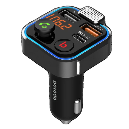 Porodo Smart Car Charger FM Transmitter — image 2
