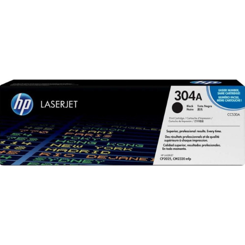 HP 304A Black LaserJet Toner Cartridge | CC530A — image 2