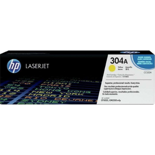 HP 304A Yellow LaserJet Toner Cartridge | CC532A — image 2