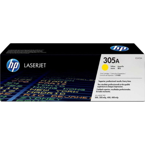 HP 305A Yellow Toner Cartridge | CE412A — image 2