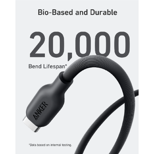 Anker 544 USB C To USB C Cable 140W  6 ft Bio Based A80F2H11 — image 2