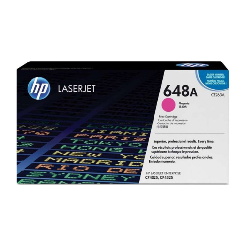 HP 648A Magenta LaserJet Toner Cartridge | CE263A — image 3