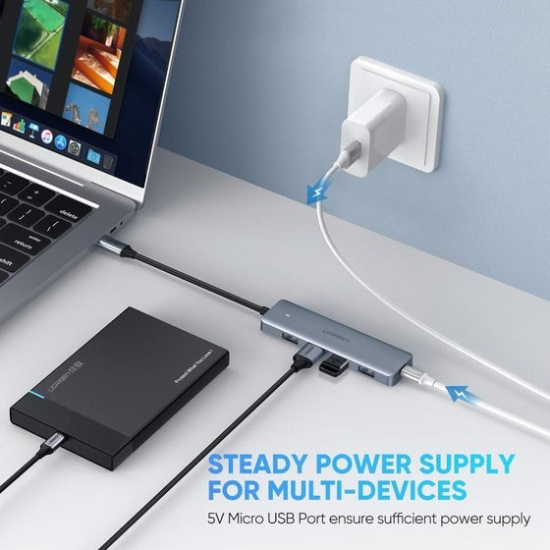 UGREEN 4 Ports USB 3.0 Hub CM219 — image 2
