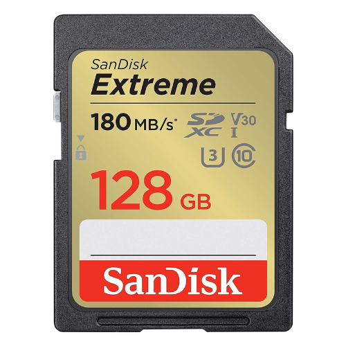 SanDisk Extreme 128GB SDXC UHS-I Memory Card – Up to 180MB/s Class 10 U3 V30 for 4K UHD SDSDXVA-128G-GNCIN — image 2