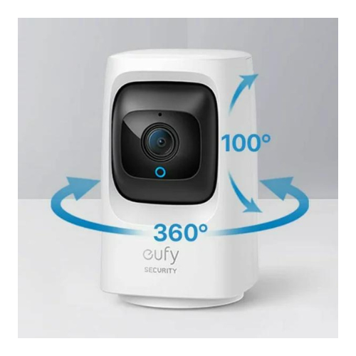 Anker Eufy Security Indoor Cam Mini 2k HD Wi-Fi Pan & Tilt Security Camera White — image 3