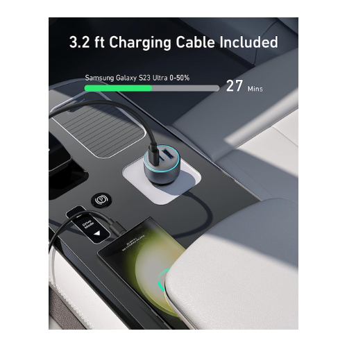 Anker  335 USB-C Car Charger,67W 3-Port Compact Fast Charger A2736H11 — image 2