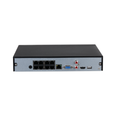 Dahua NVR4108HS-8P-4KS2, 8 channel IP NVR with 8xPoE ports, 4K resolution, 1xHDD — image 2