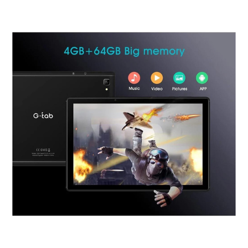 G-tab S30 Tablet 10.1 Inch IPS FHD 4GB RAM 64GB Rom sim 4G Wi-Fi 6000mAh — image 2