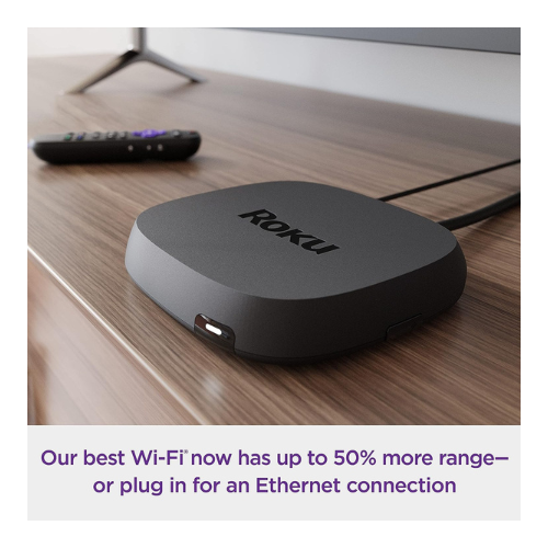 Roku Ultra 4K/HDR/Dolby Vision Streaming Device and Roku Voice Remote Pro with Rechargeable Battery — image 3