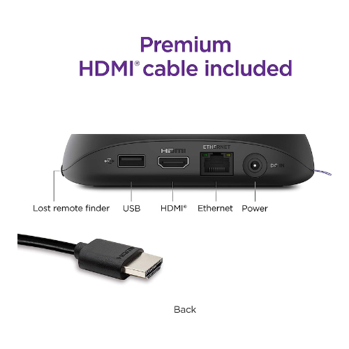 Roku Ultra 4K/HDR/Dolby Vision Streaming Device and Roku Voice Remote Pro with Rechargeable Battery — image 2