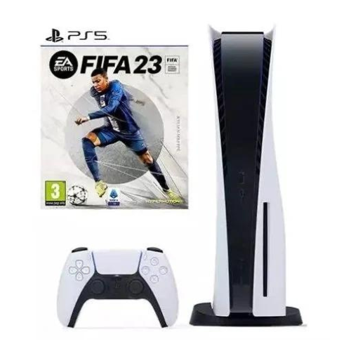 Sony PlayStation 5 - Disc Edition 825GB + Fifa 23 + FUT VCH EU White — image 1