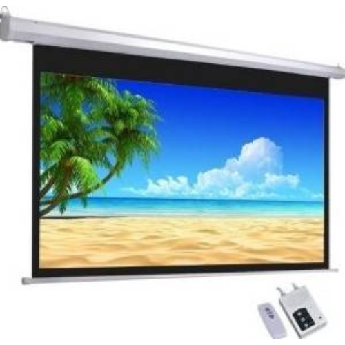 I-View Electrical Projector Screen with Remote 240×180 120" Diagonal — image 2