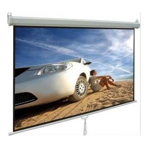 iView M100 Manual Wall Projector Screen 200 x 153 cms (100” Diagonal) — image 2