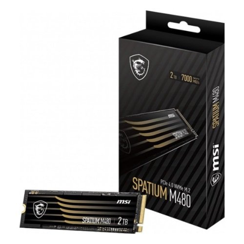 Msi Spatium M480 PCIe 4.0 NVMe M.2 2tb Heatsink — image 2