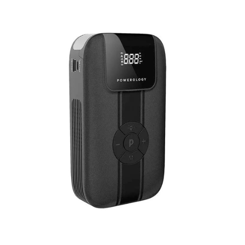 Powerology 11200mAh Jump Starter With Air Compressor PPBCHA13-BK — image 3
