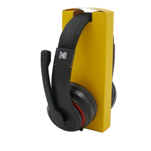 Kodak WHWM-5706 USB Wired Over Ear Headset Black — image 2