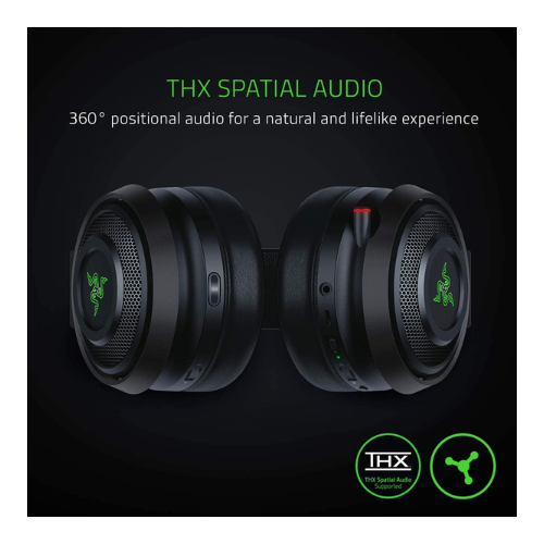 RAZER RC30-026701 Nari Ultimate Wireless Gaming Headset W/ Wireless Dongle — image 3