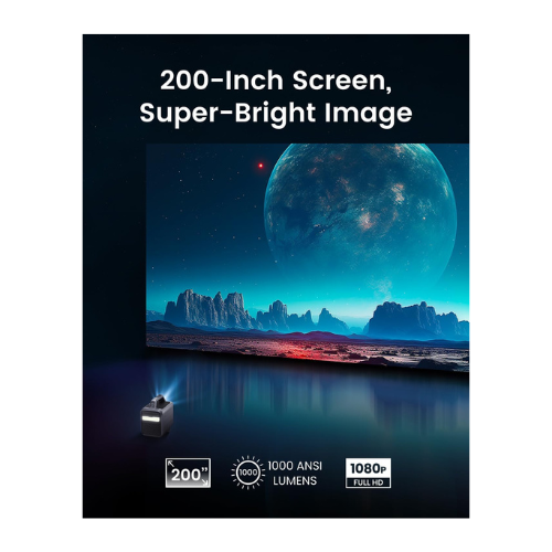 Anker Nebula Mars 3 Outdoor Portable Projector, 1000 ANSI Lumens, 1080p D2333211 — image 2