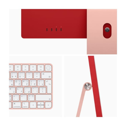 Apple MGPN3ZS/A  24-inch iMac with Retina 4.5K display: Apple M1 chip with 8‑core CPU and 8‑core GPU, 512GB - Pink — image 3