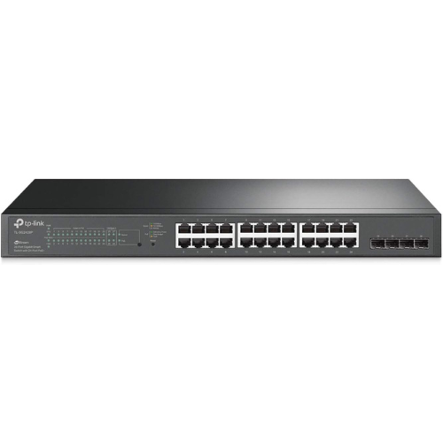 Tp Link TLSG24 28P Switch, 28 Port, Gigabit Ethernet, 24 PoE+, 4 SFP — image 1