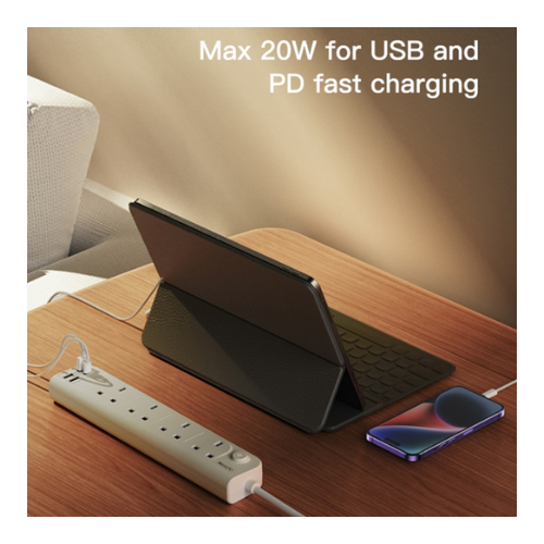 Yesido MC23 3m UK Plug PD 20W Power Socket — image 3