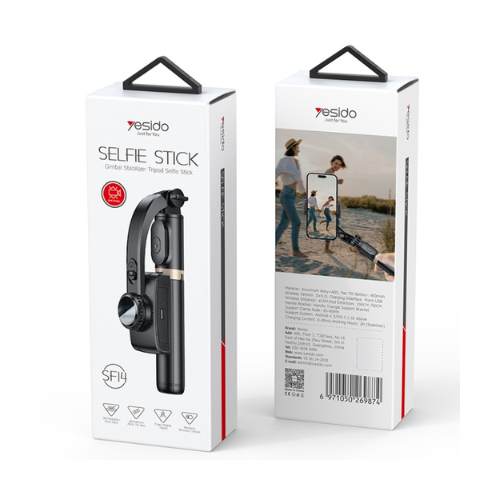 Yesido Selfie Stick Gimbal Stabilizer Tripod Selfie Stick SF14 — image 3