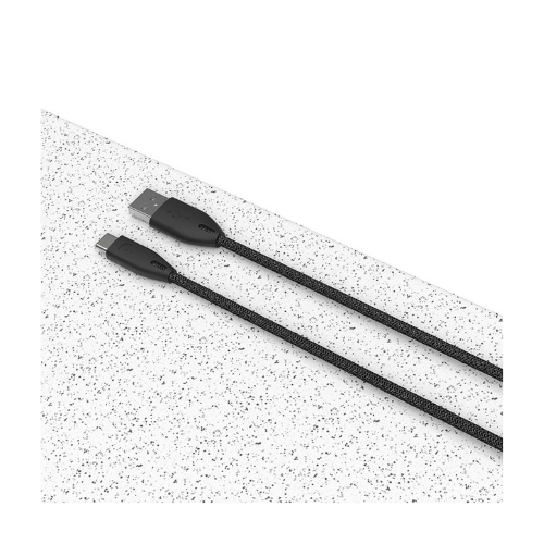 Powerology Braided USB-A to Type-C Cable 1.2M  Black — image 2