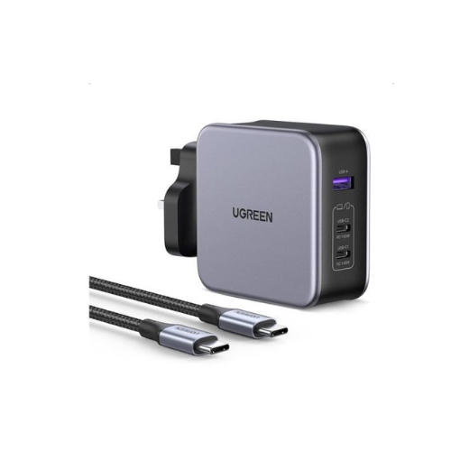 Ugreen 140W GaN Dual USB-C & USB-A Super Fast PD Mains Charger with USB-C cable — image 1