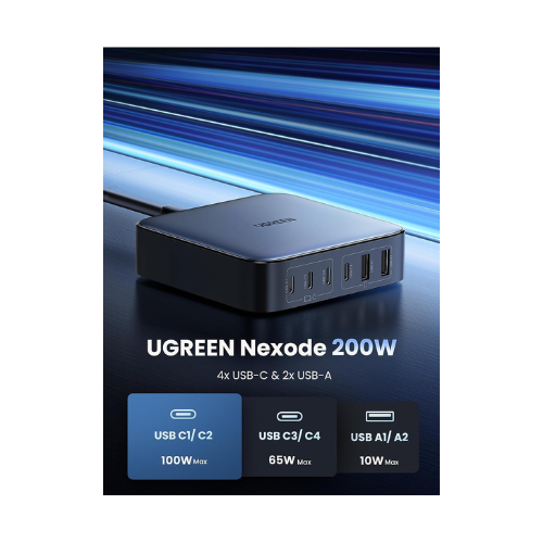 UGREEN Nexode 6 Port Gan Desktop Fast  Charger — image 2