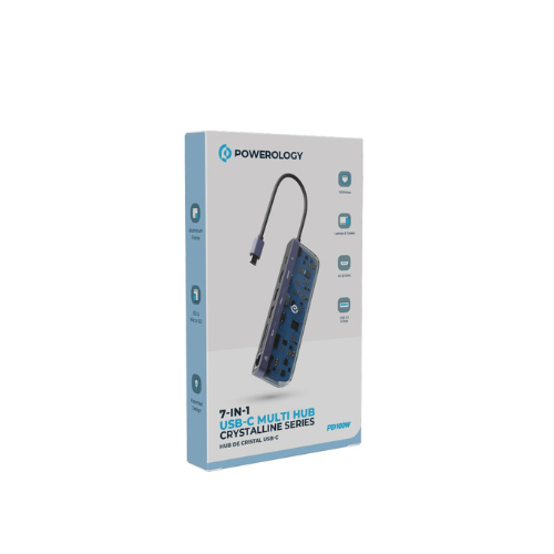 Powerology 7 in 1 Multi Hub Crystalline Series P71USHTP — image 2
