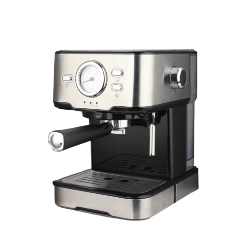 LePresso Dual Cup Barista Espresso Machine with Steam Milk Frothing 1.5L 1100W LP15CMBK — image 2