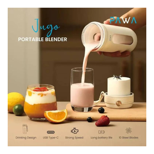 Pawa Jugo Portable Blender 350ml 80W - White — image 2