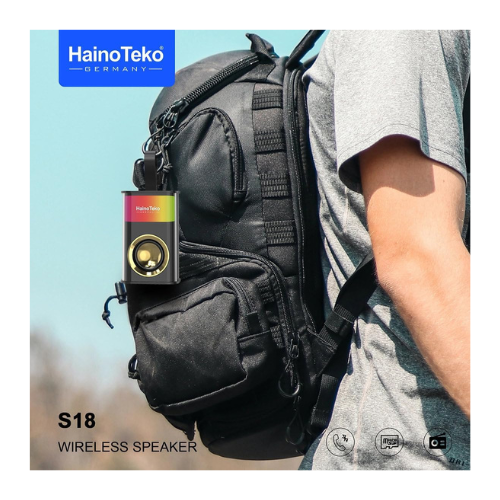 Haino Teko S18 Powerful Wireless Mini Bluetooth Speaker with SD Card and FM — image 3