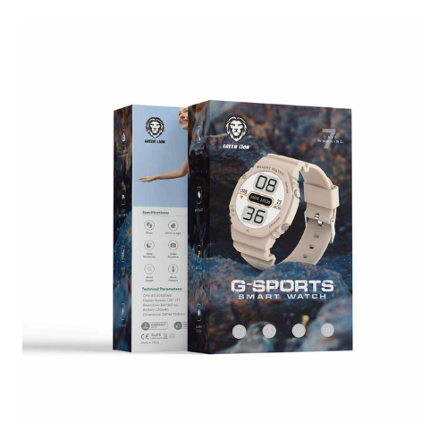 Green Lion G-Sports Smart Watch Biege — image 2