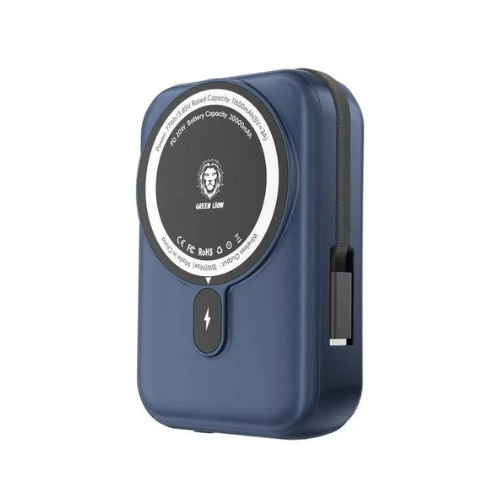 Green Lion 10000mAh Monaco MagSafe Power Bank Dark Blue — image 2