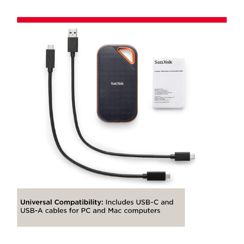 SanDisk Extreme PRO 4TB Portable SSD Up to 2000MB/s - SDSSDE81 -4T00-G25 — image 3