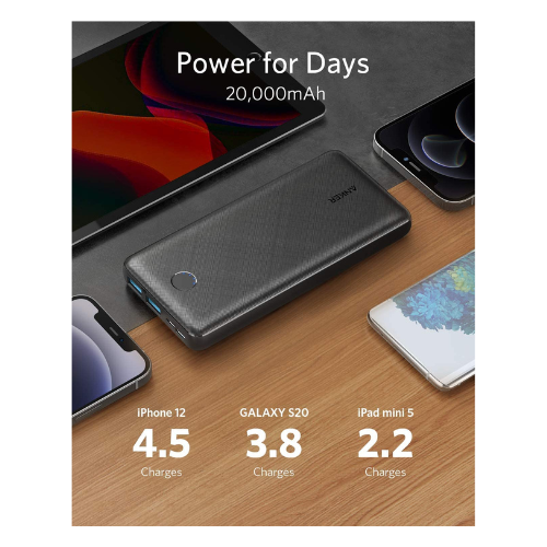 Anker 325 Power Bank (PowerCore 20K) Black — image 2