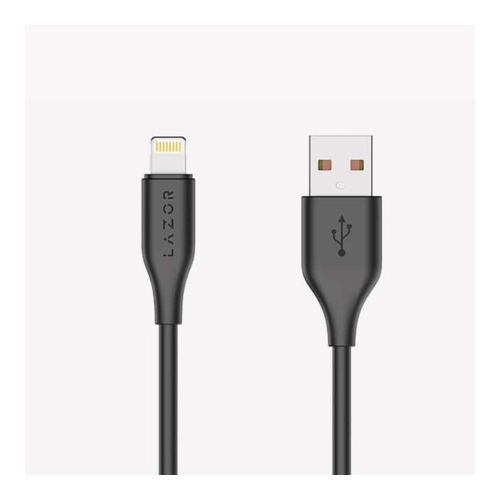 Lazor Flux CL85: USB-A to Lightning Fast Charging Cable, Premium 1 Meter — image 2