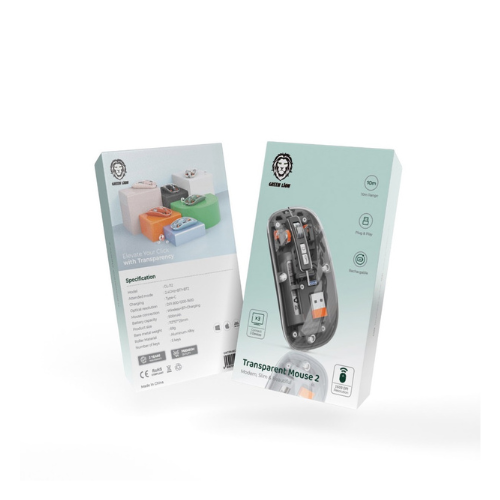Green Lion Transparent Mouse 2 1600DPI — image 2