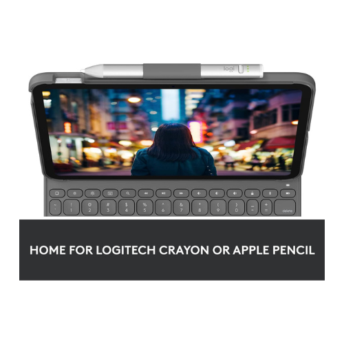 Logitech Slim Foliio  IPAD 10TH Gen Arabic Cover With Keyboard — image 3
